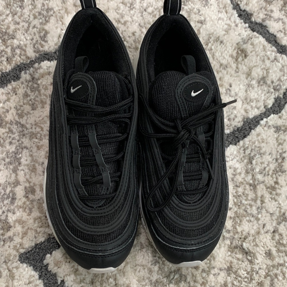 Nike Black and White Air Max 97 Sneakers